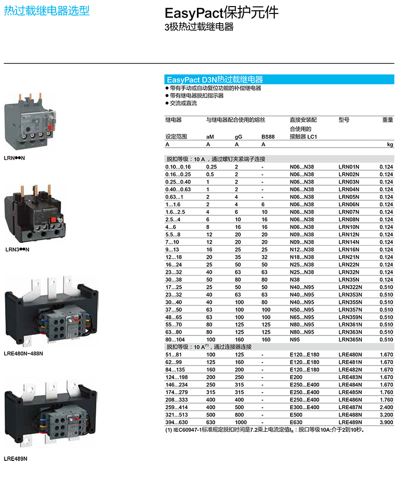 施耐德熱過載繼電器LRN系列LRN07N,施耐德熱繼電器批發(fā),優(yōu)惠價格